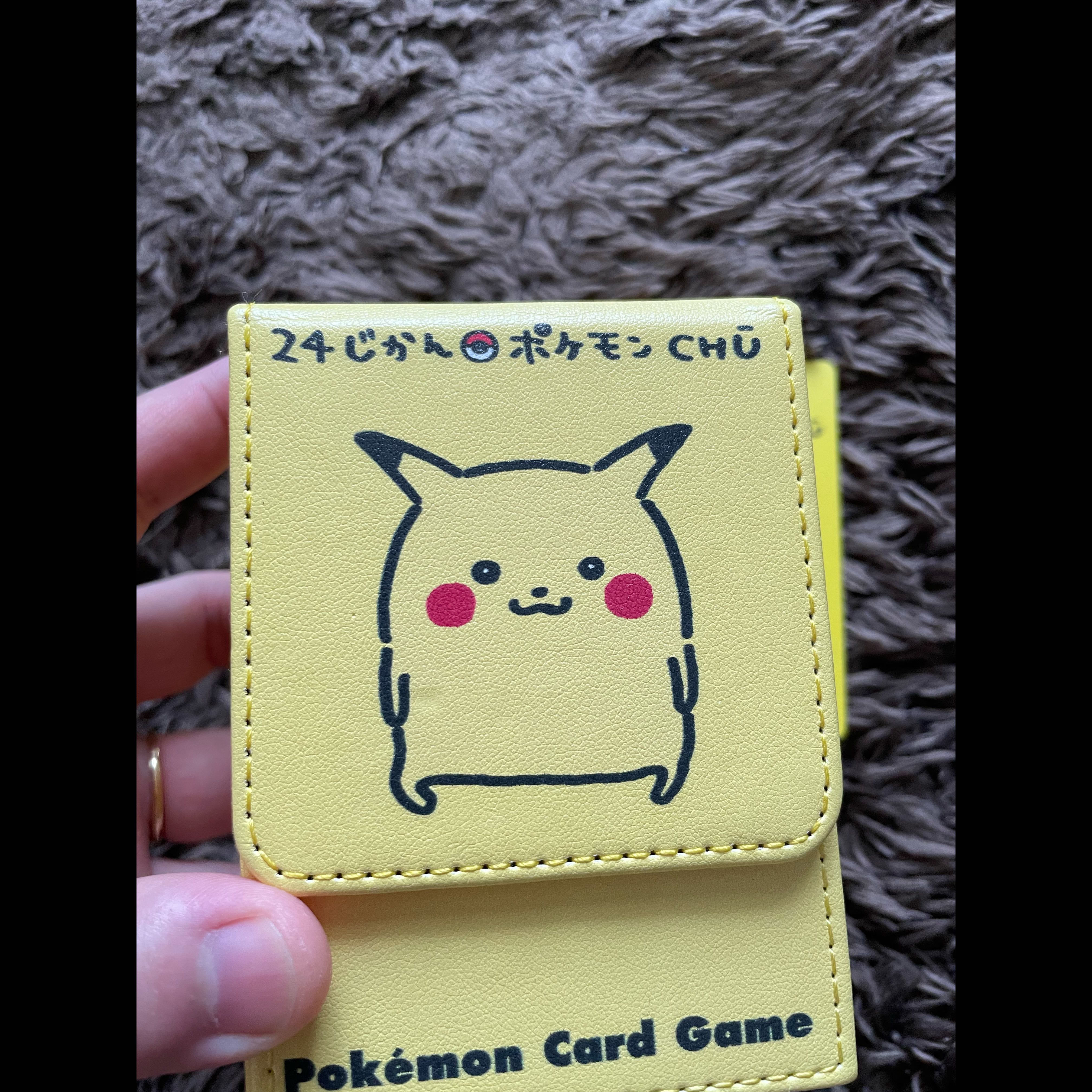 24じかんポケモンCHU ピカチュウ　デッキケース