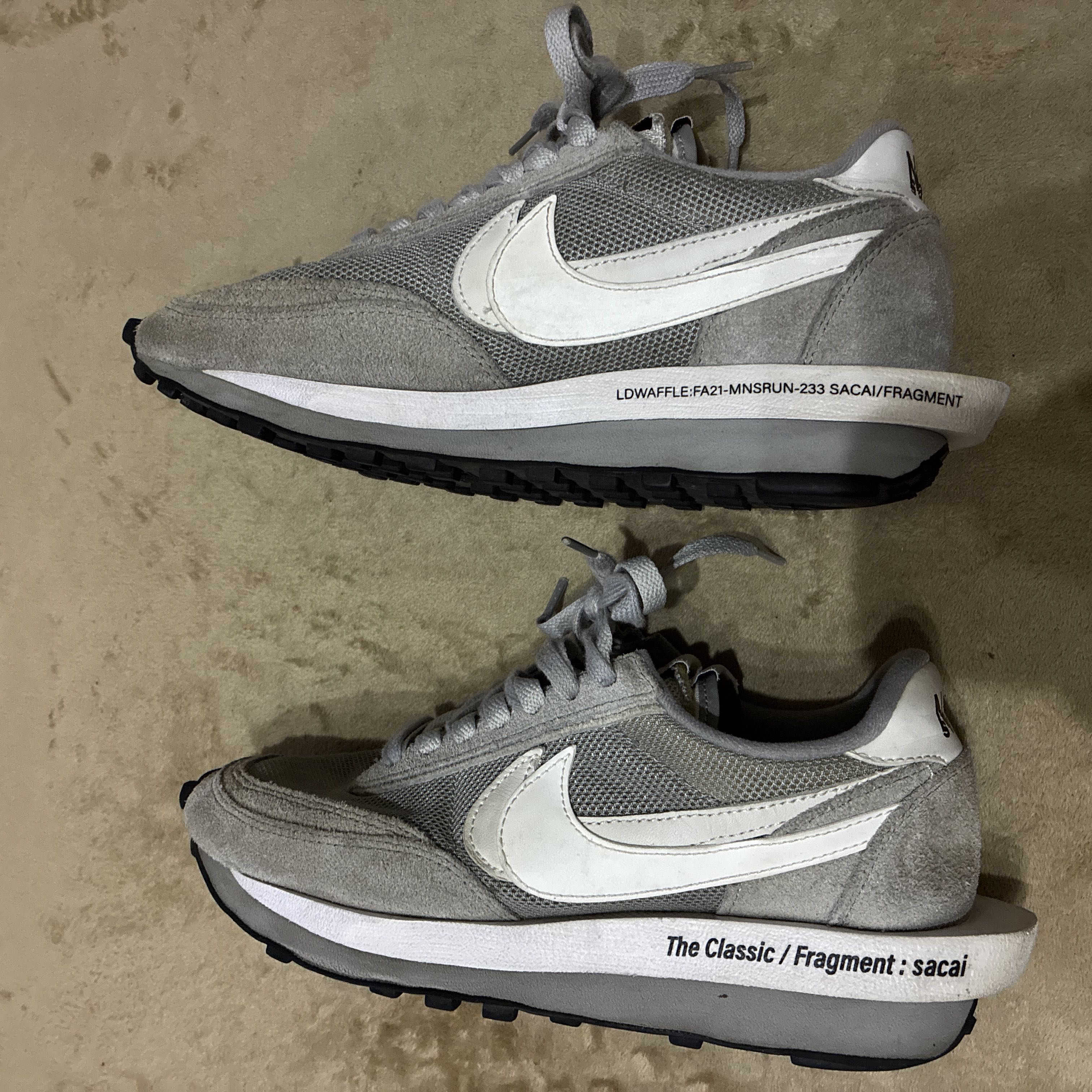 NIKE × sacai × Fragment LD waffle 25.5cm 25.5cm