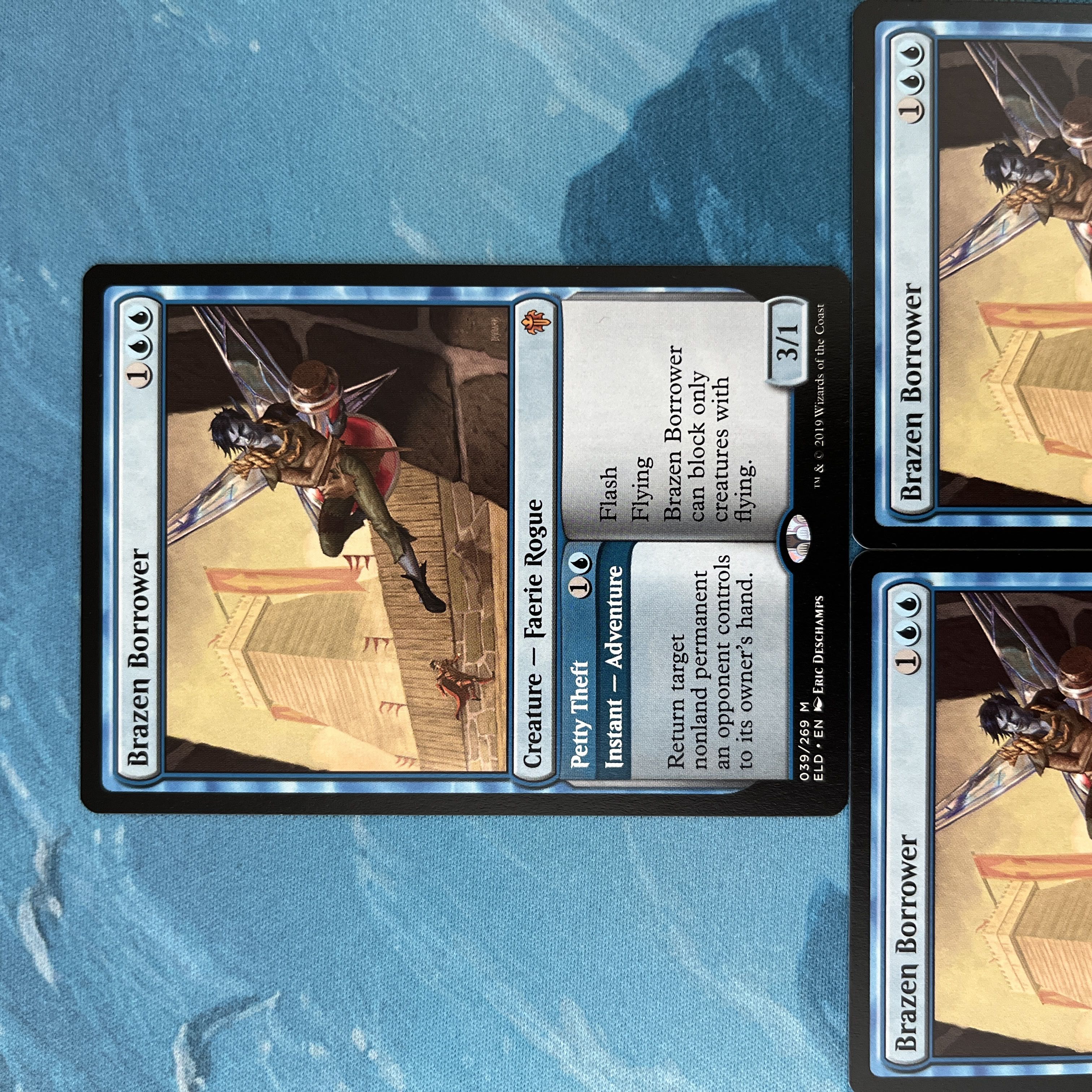 MTG 3-card Brazen Borrower