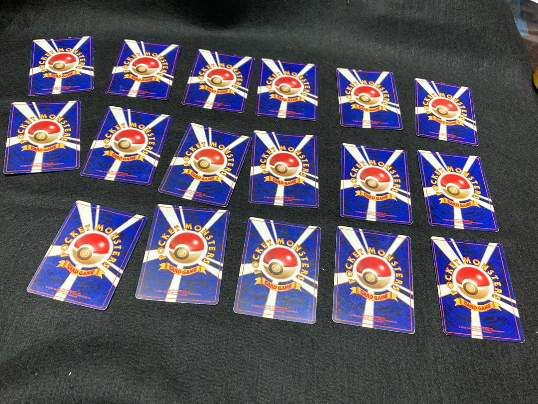 Pokemon cards, old backs, sold in bulk. 1枚