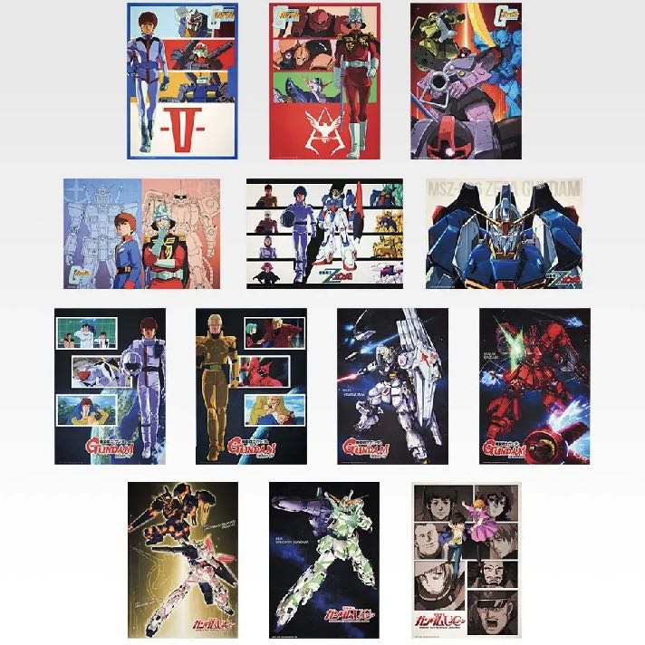 一番 くじ 機動戦士ガンダム UNIVERSAL CENTURY SAGA 1ロット 未開封くじ券 & 販促物（販促品）付き 全47種 合計61点