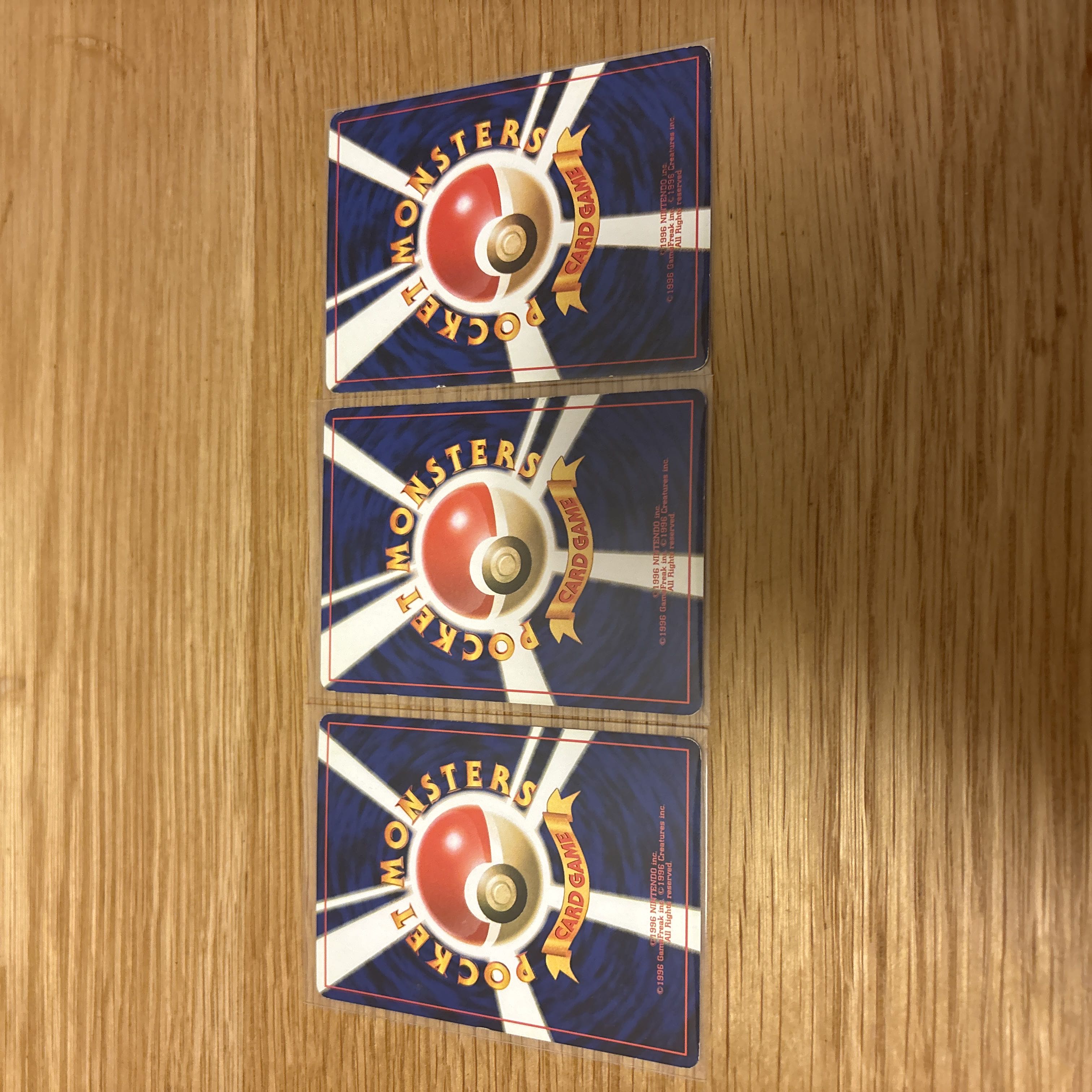 【旧裏まとめ売り】闘ポケモン進化ラインセット｜当時物　ゴローニャ　ゴローン 3枚