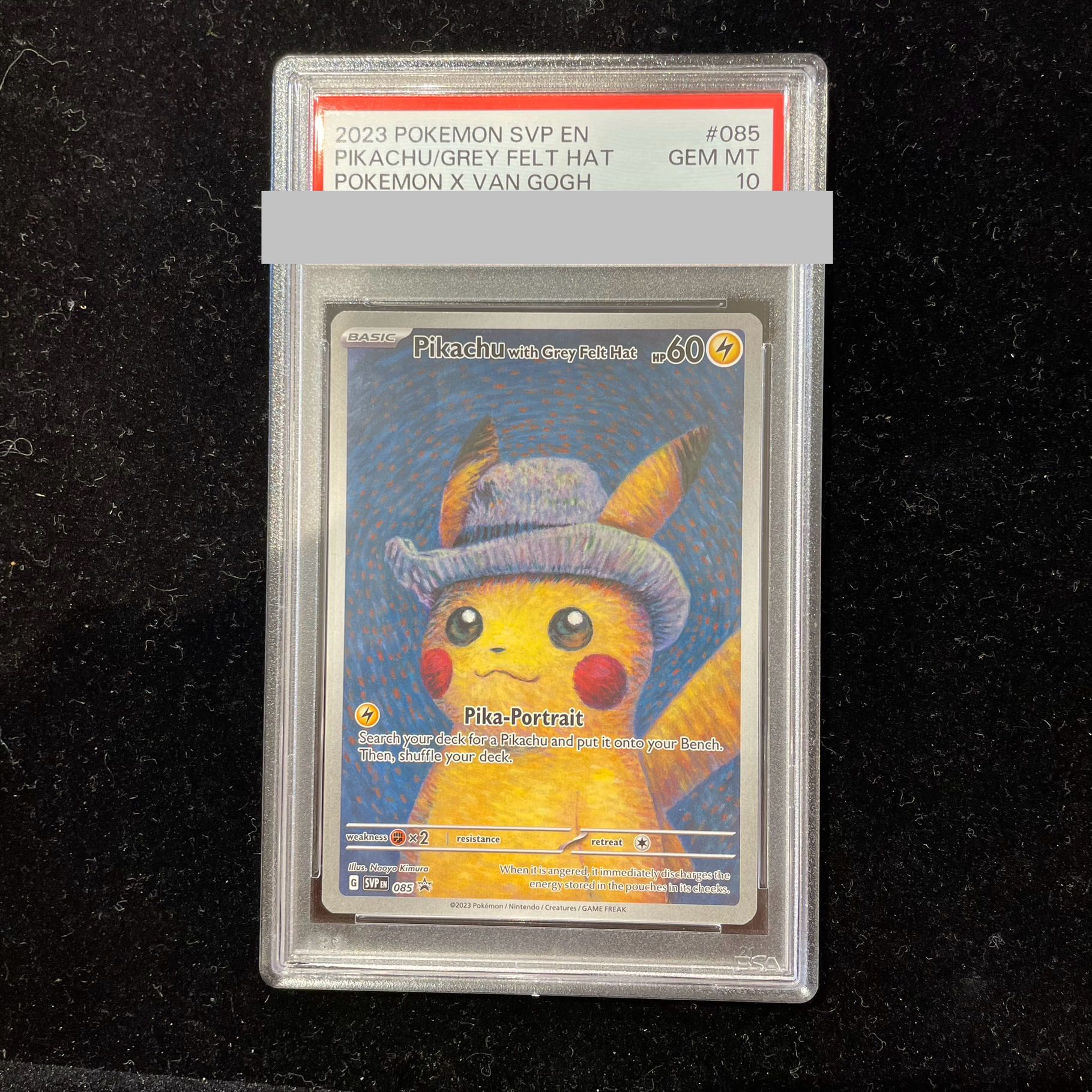 PSA10] Pikachu Van Gogh Promo, Opened PROMO 085/SVP