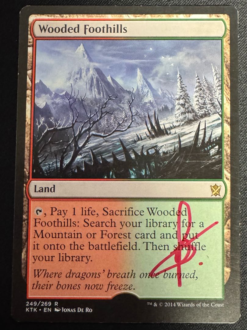 樹木茂る山麓　KTK アーティストプルーフ 1枚