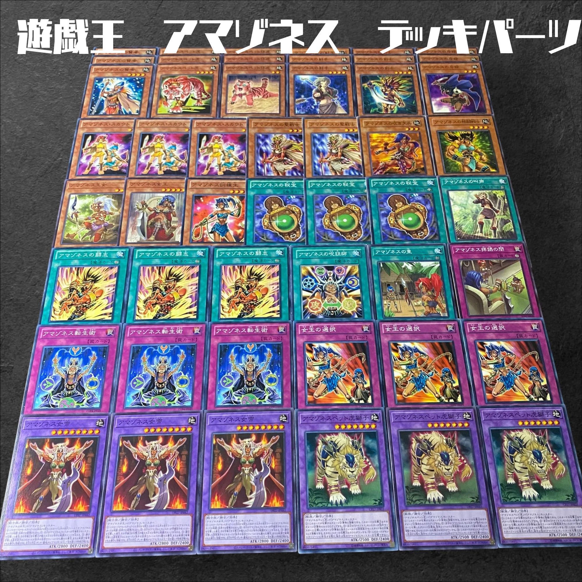7157 [Yu-Gi-Oh!] Amazoness Deck Parts, bulk sale