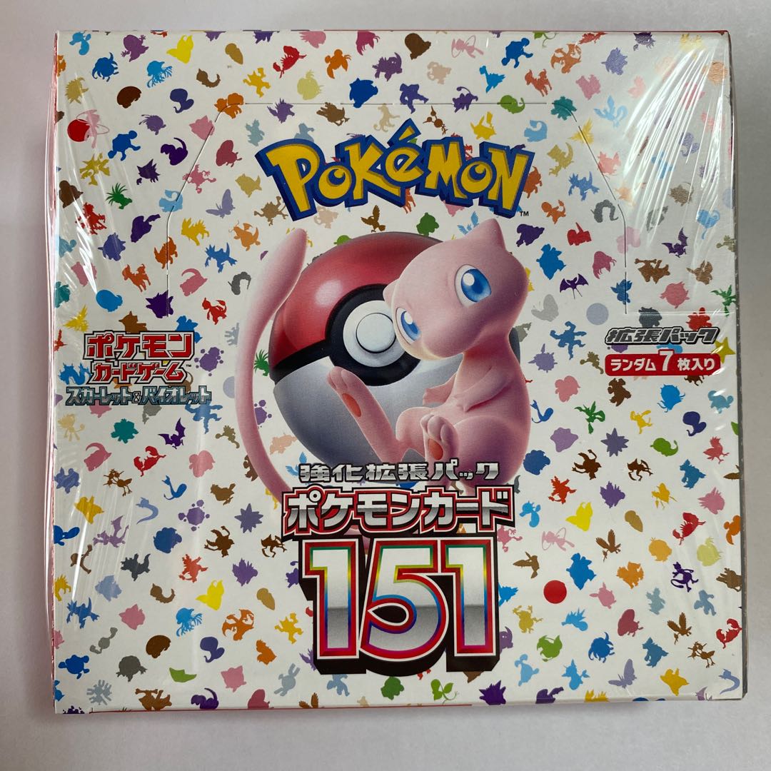 強化拡張パック「ポケモンカード151（イチゴーイチ）」 未開封BOX  1BOX