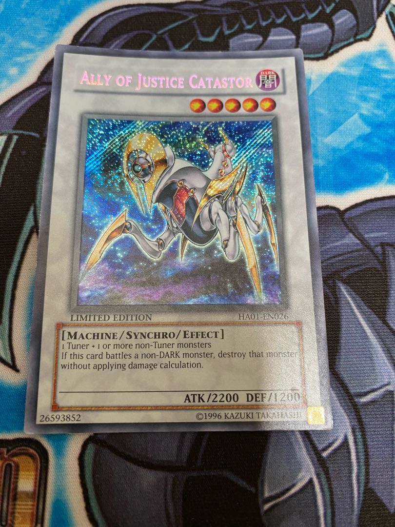 Ally of Justice Catastor English Secret 1枚