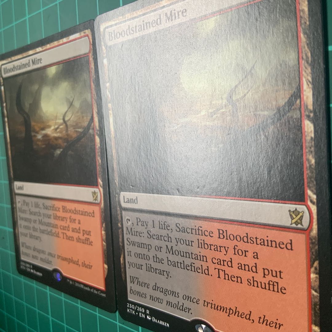 MTG Bloodstained Mire 2 copies Magic the Gathering