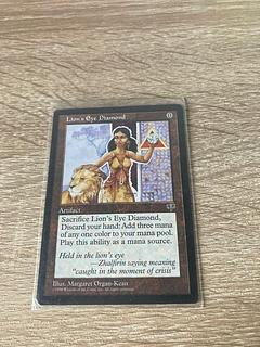 English version Lion's Eye Diamond Rare 307/350 1枚