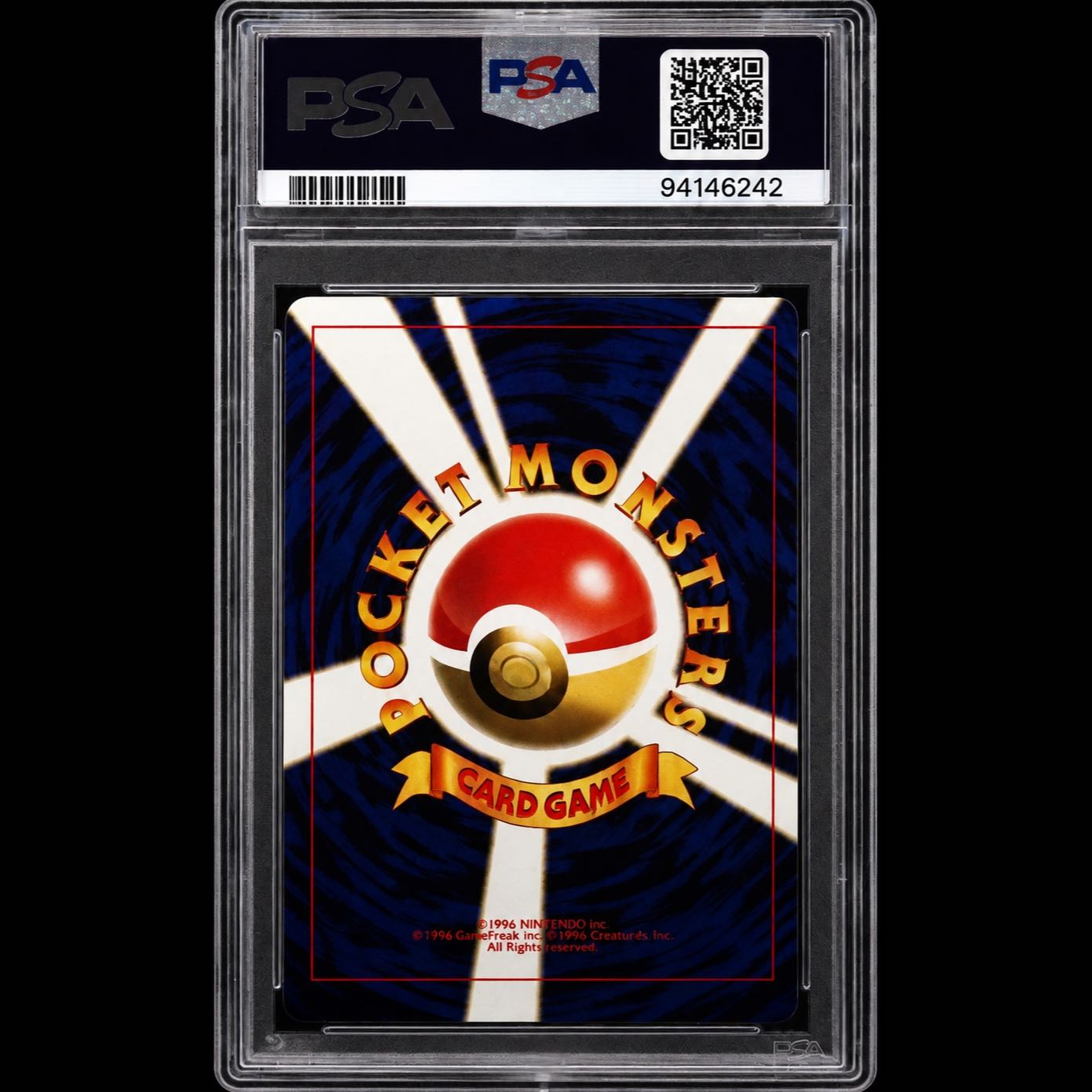 PSA-Graded Pokémon Card (Old Back Design) Charizard, Signed, AUTO10 1枚