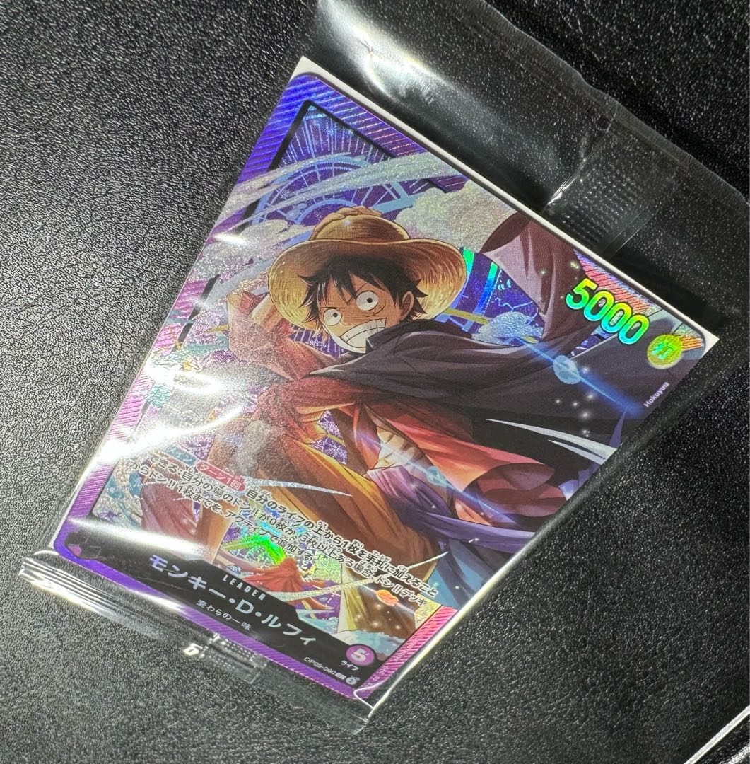 プロモカード 未開封】モンキーDルフィ/リーダーパラレル プロモカード 未開封】モンキーDルフィ/リーダーパラレル