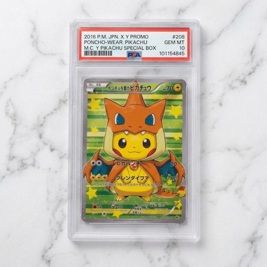 PSA10　ポンチョを着たピカチュウ メガリザードンY PROMO 208/XY-P スペシャルBOX ポケカ
 1枚