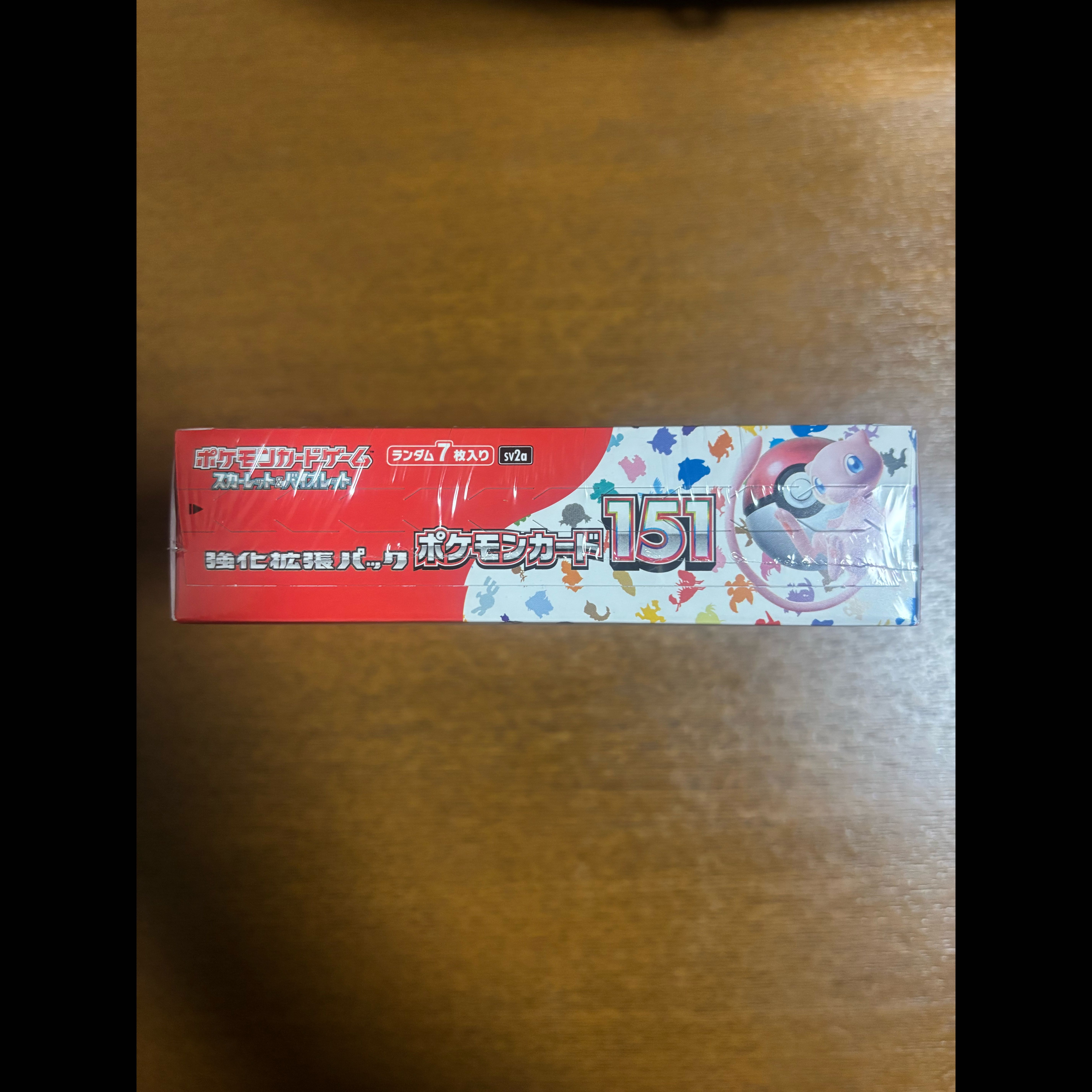 【シュリンク付き】 強化拡張パック「ポケモンカード151（イチゴーイチ）」 未開封BOX  1BOX