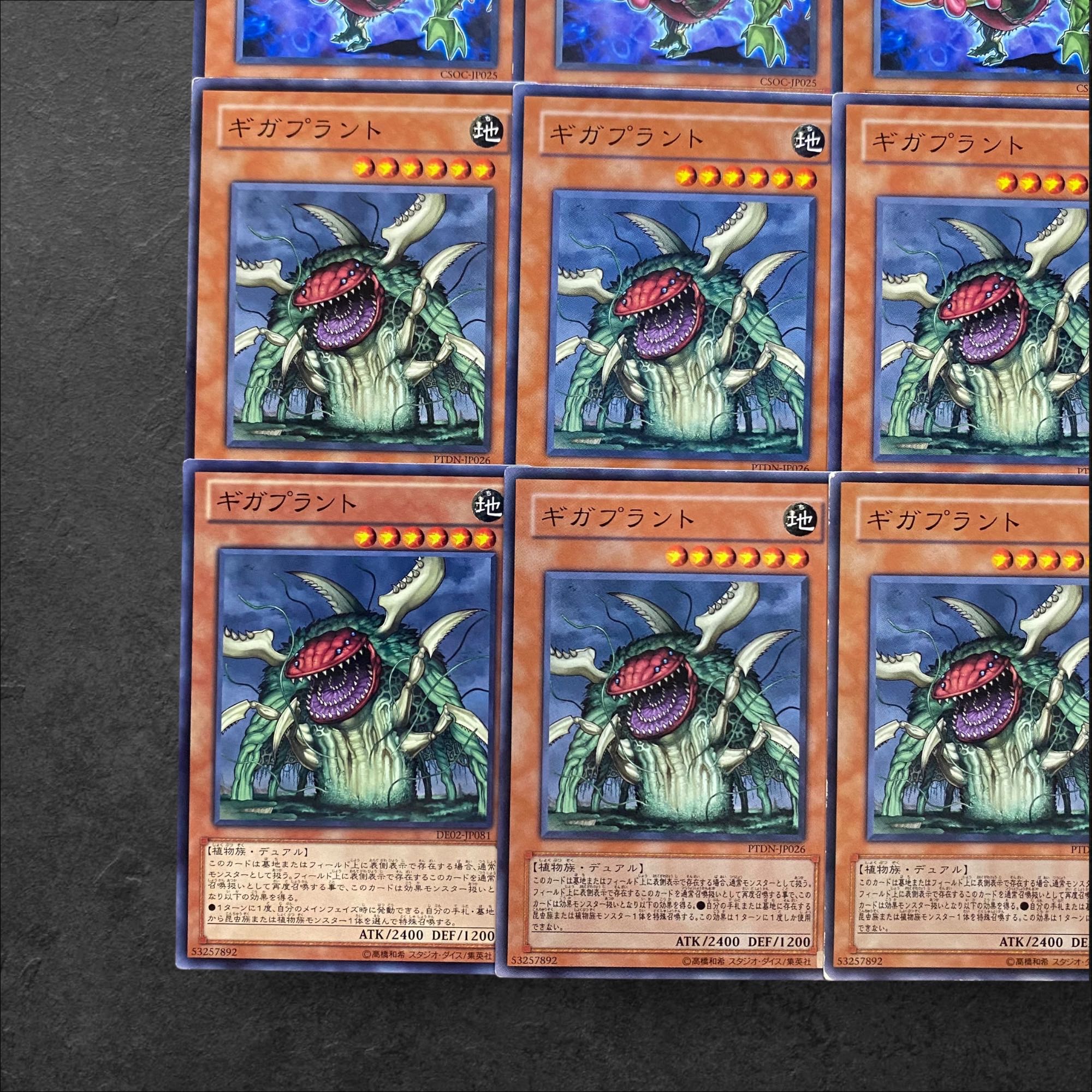 5981【遊戯王】ギガント・セファロタス3枚 ギガプラント6枚 計9 5981【遊戯王】ギガント・セファロタス3枚 ギガプラント6枚 計9