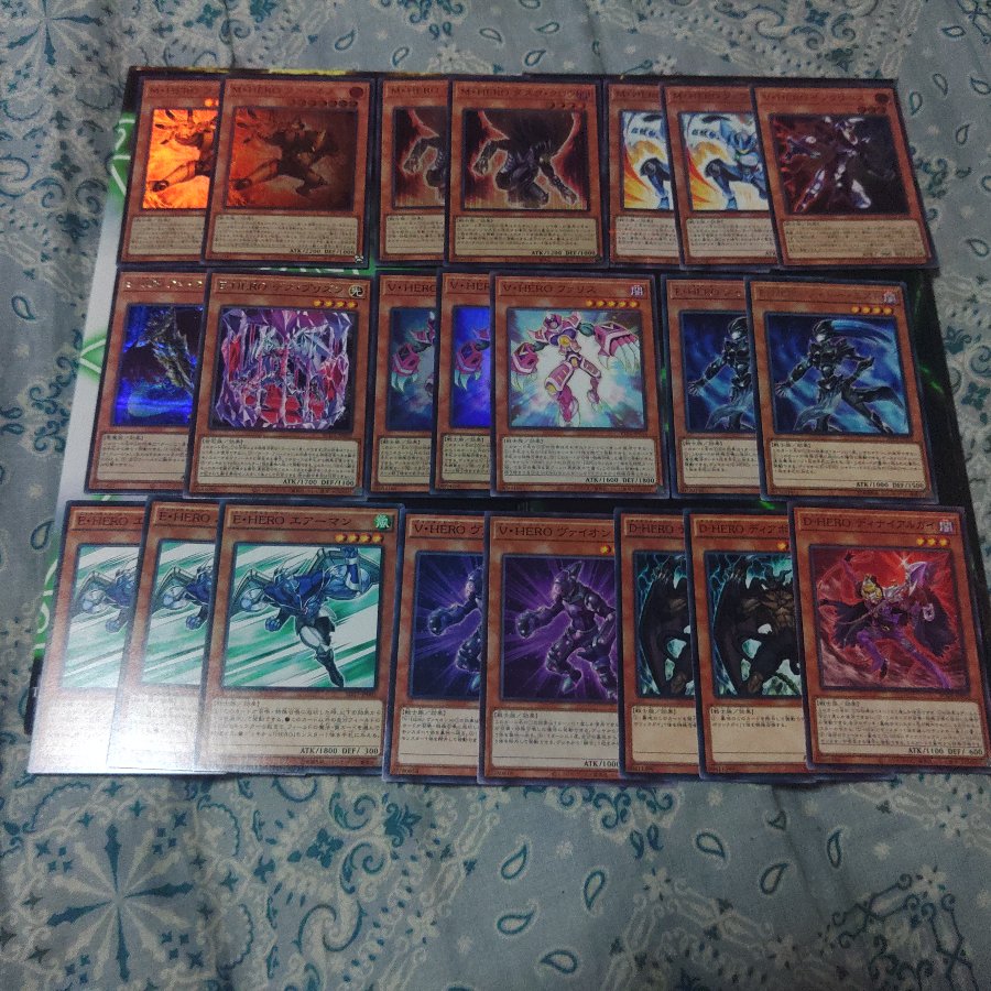 M·HERO Deck Parts: Mask Hero, Jūdai, Dusk Crow, Fountain, Warrior-Type, "Ma" Series 30枚