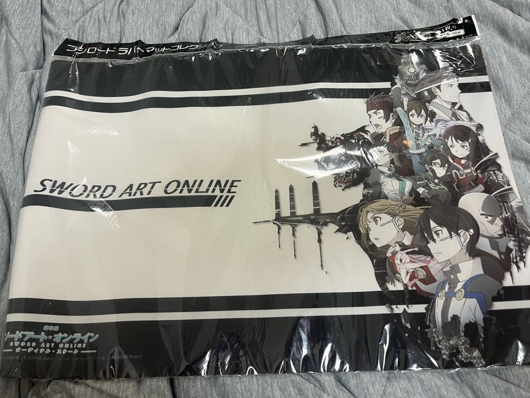 sao Sword Art Online Ordinal Scale Kirito Play Mat