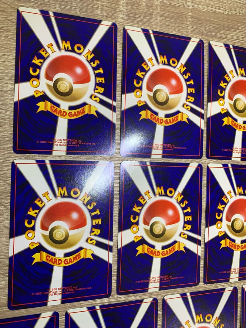 Neo Series Grass Type Lair Card Set Pokémon Cards Old Back