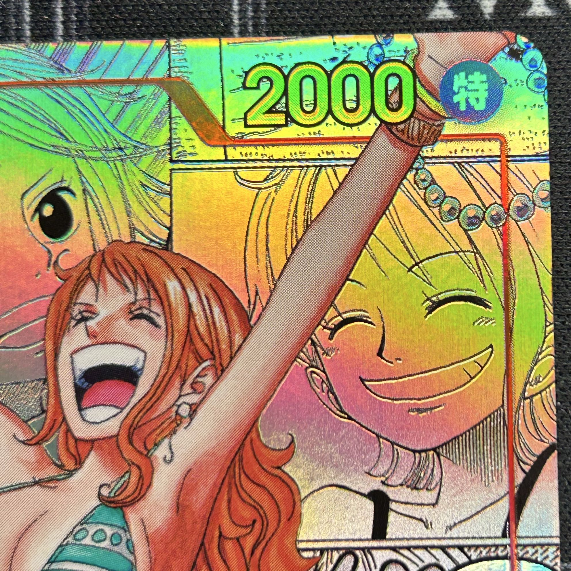 One Piece Card Game OP01-016 Nami R Super Parallel [41-1217-01M6].