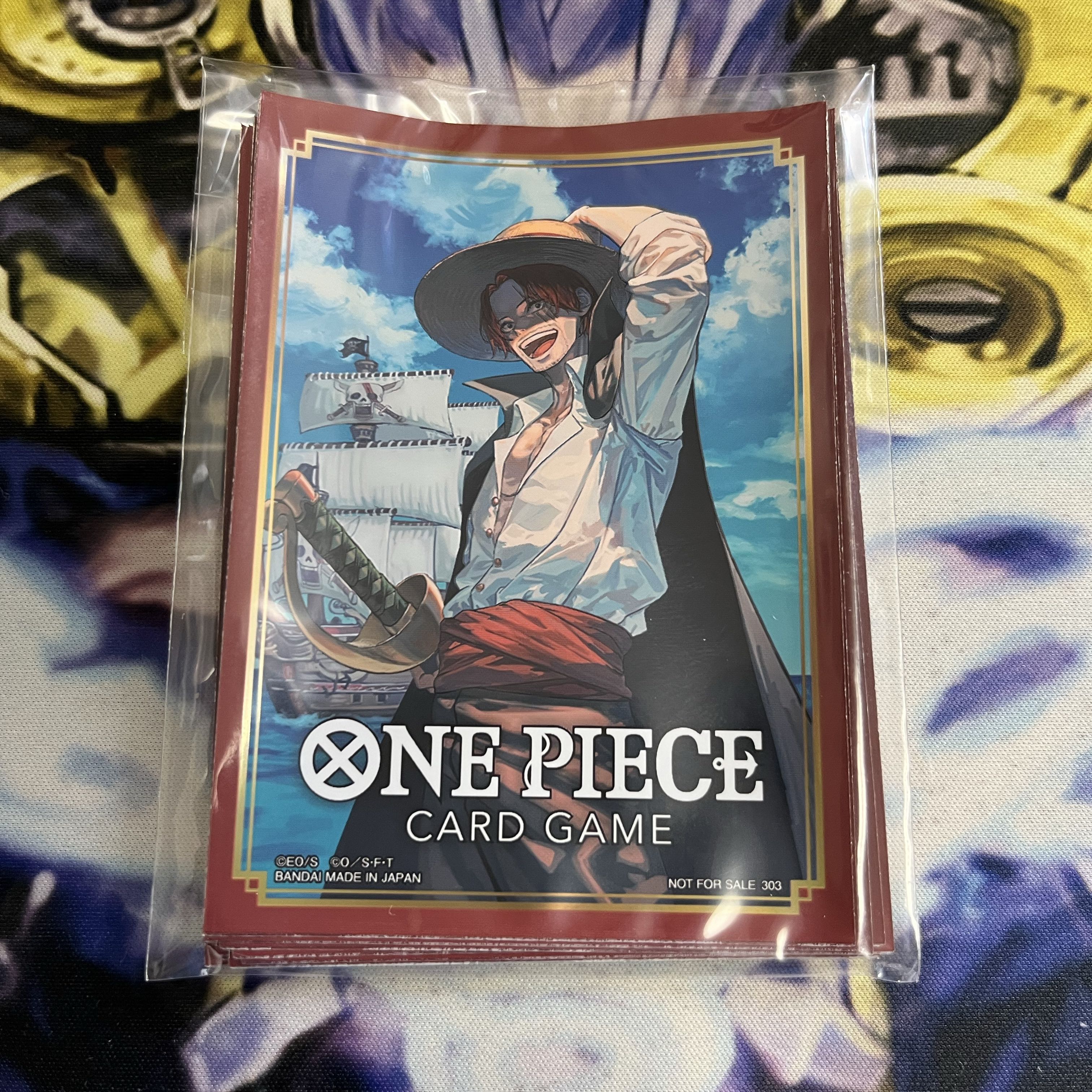 One Piece Card Shanks Promotional Sleeve 10 cards, unopened.