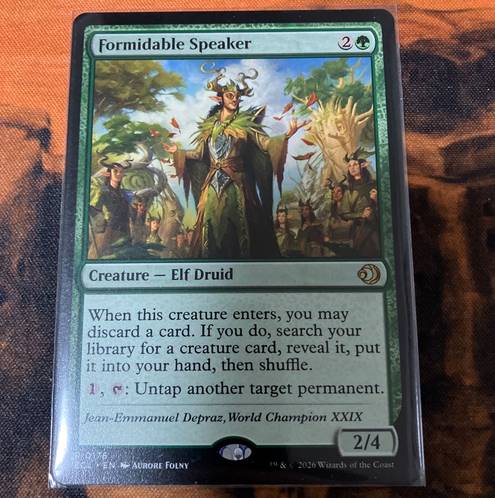 [English] Formidable Speaker 1枚