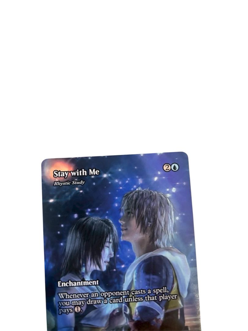 MTG Stay with me  最後まで・・・英語版 FF10 ユウナ ティーダ 英語 リスティックの研究  1枚