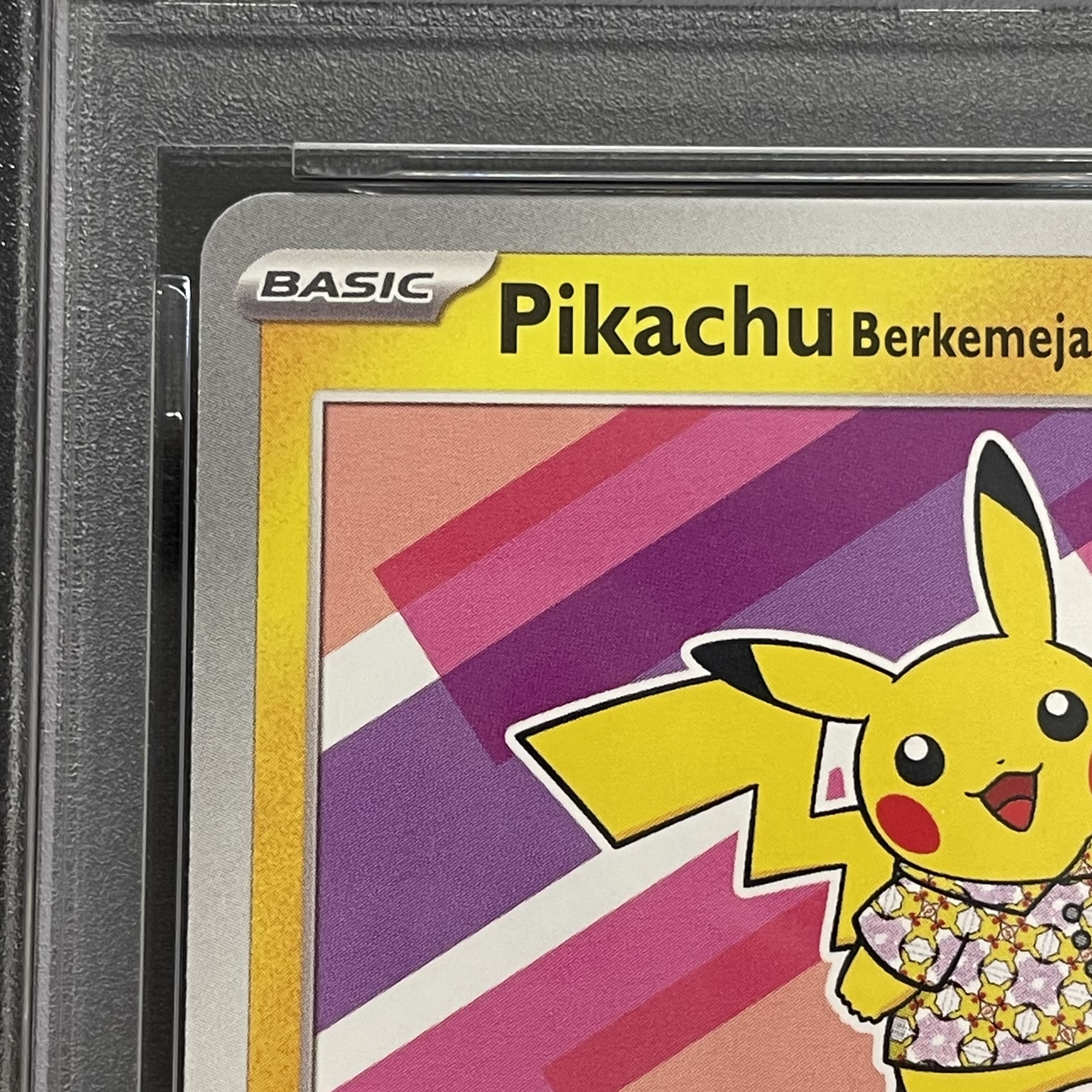 [PSA10] Pikachu Batik Shirt [Indonesian/Pikachu Pattern] (Promo) {190/SV-P} [Outside Umi]. 1枚