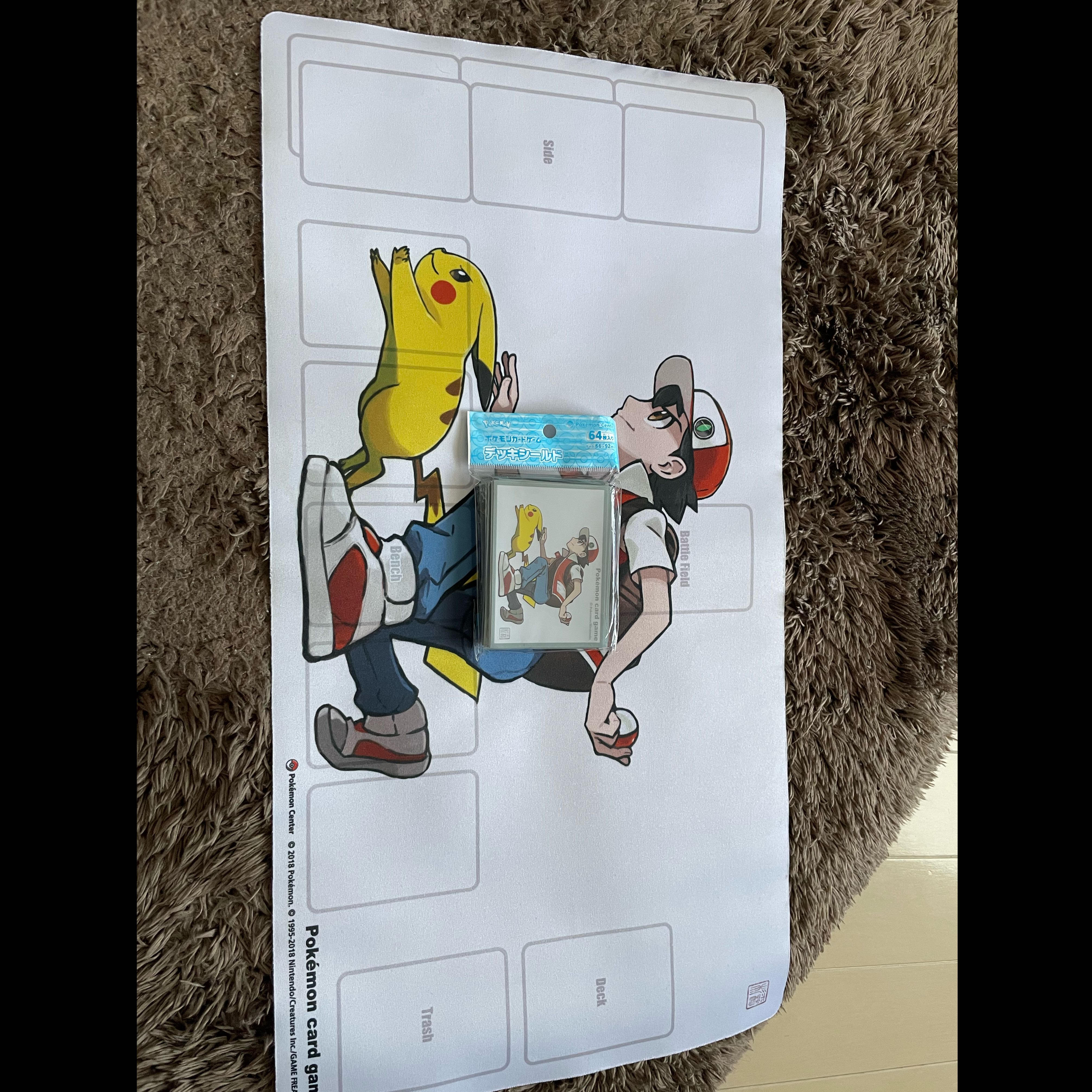 Red & Pikachu Deck Shield Playmat
