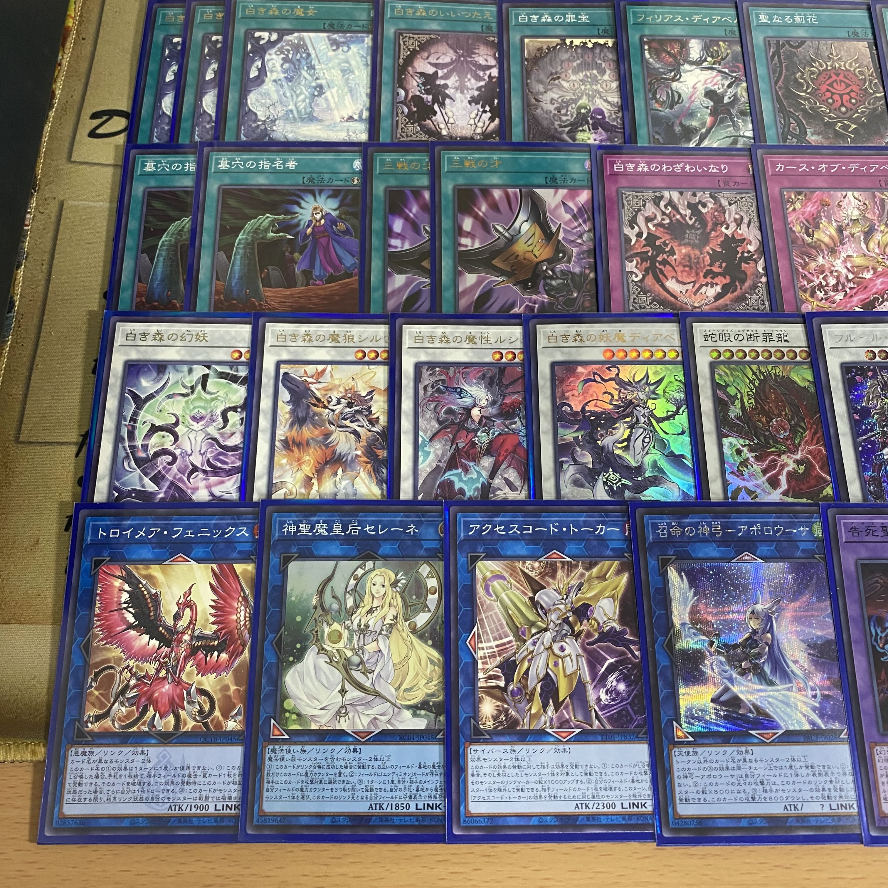 遊戯王 白き森 アザミナ ディアベルスター 本格構築済みデッキ 遊戯王 白き森 アザミナ ディアベルスター 本格構築済みデッキ