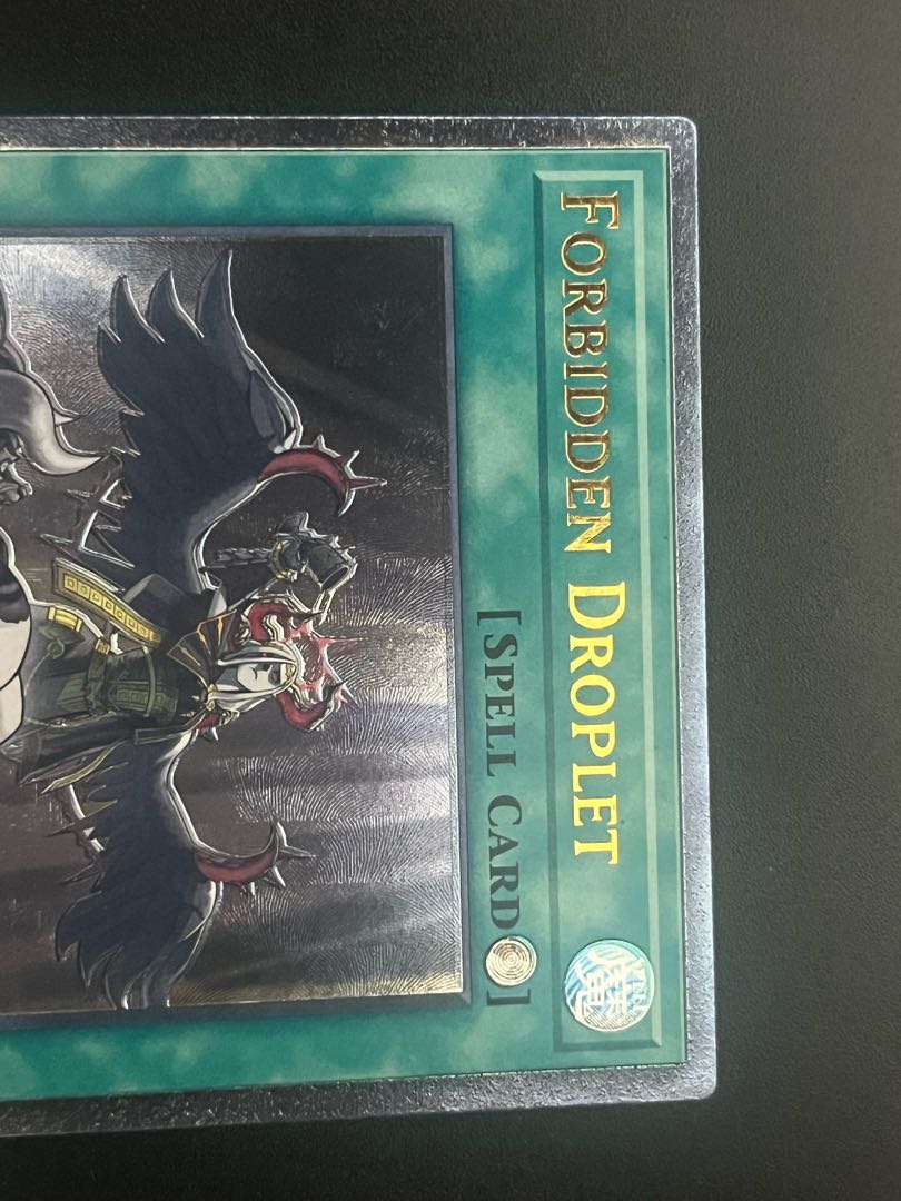 Yu-Gi-Oh Forbidden Droplet English (North America) Relief OTS Backside Penetrating Strong Individual 1枚
