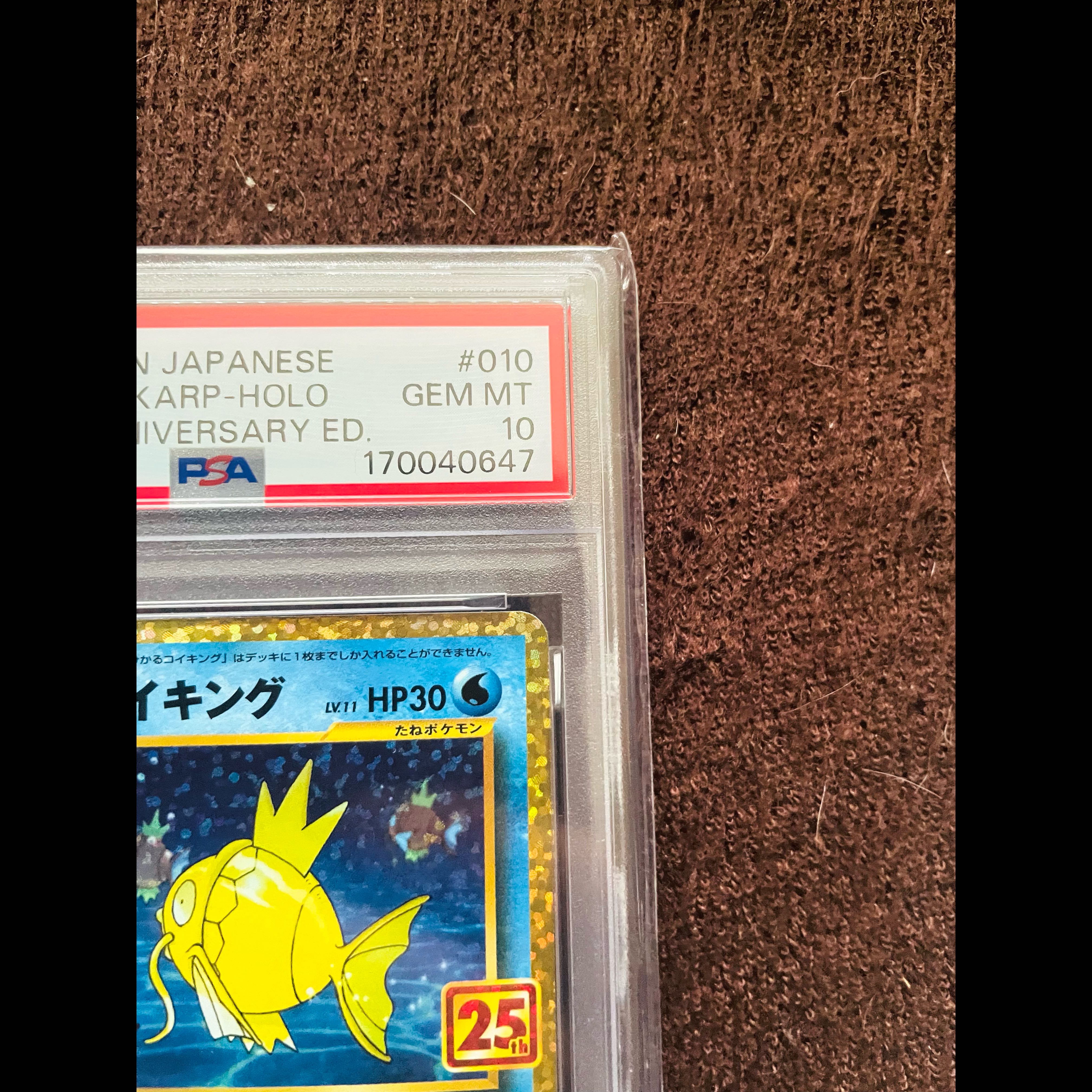【PSA10】ひかるコイキング (25th) PROMO PROMO 010/025 1枚