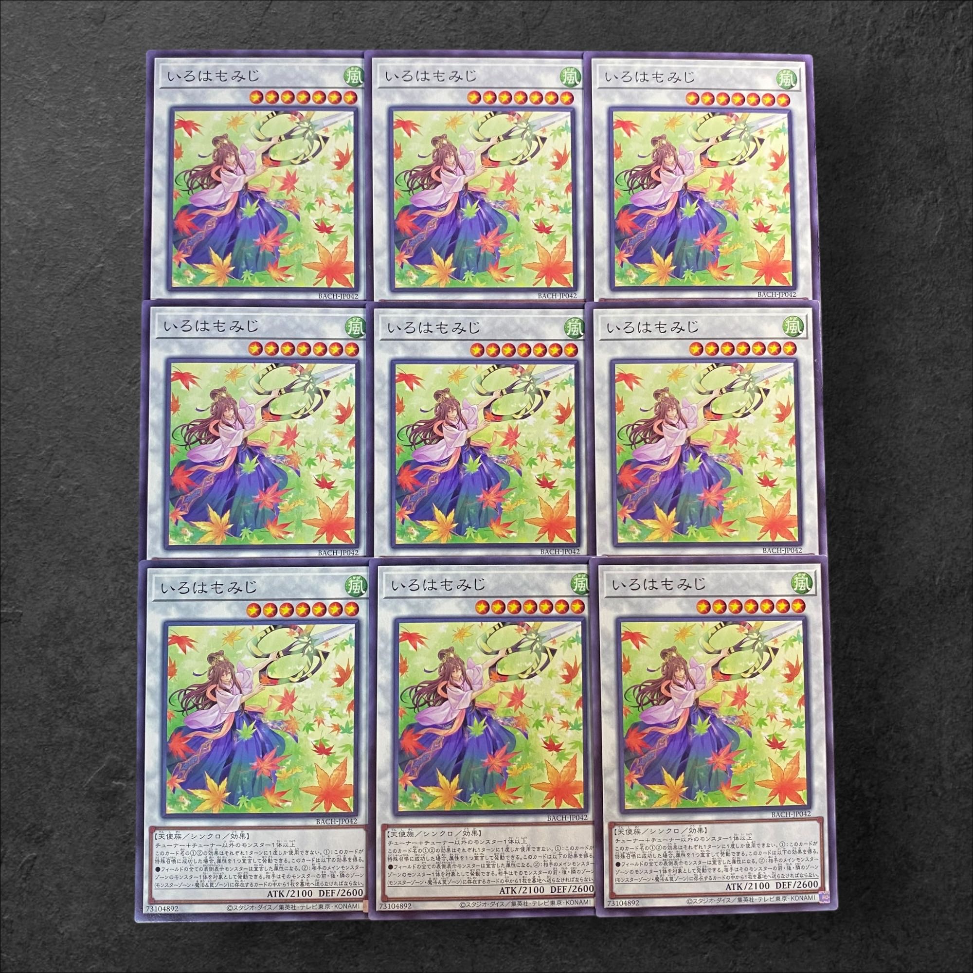 8326 [King of Games] Iroha Momiji 9-card set