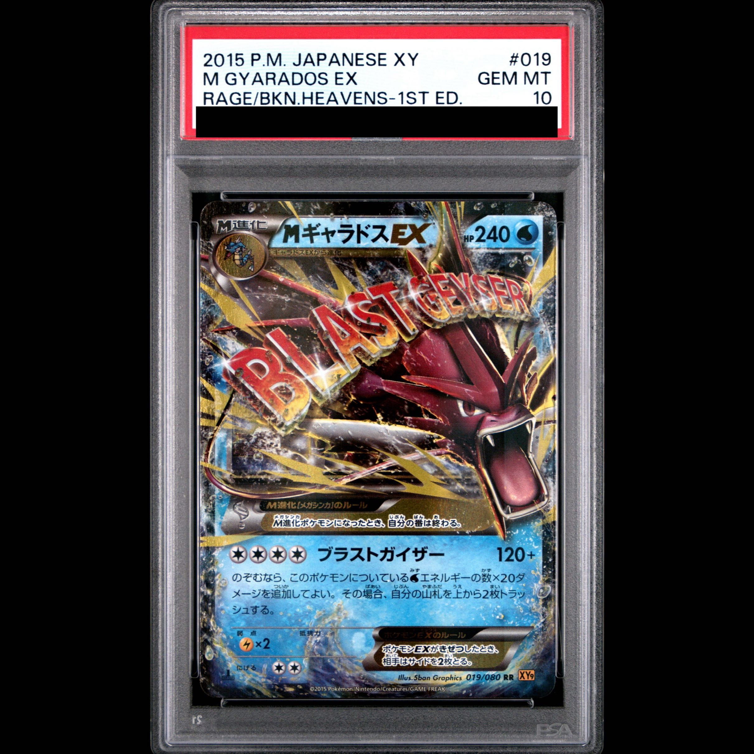 【PSA10】MギャラドスEX RR 019/080 1枚