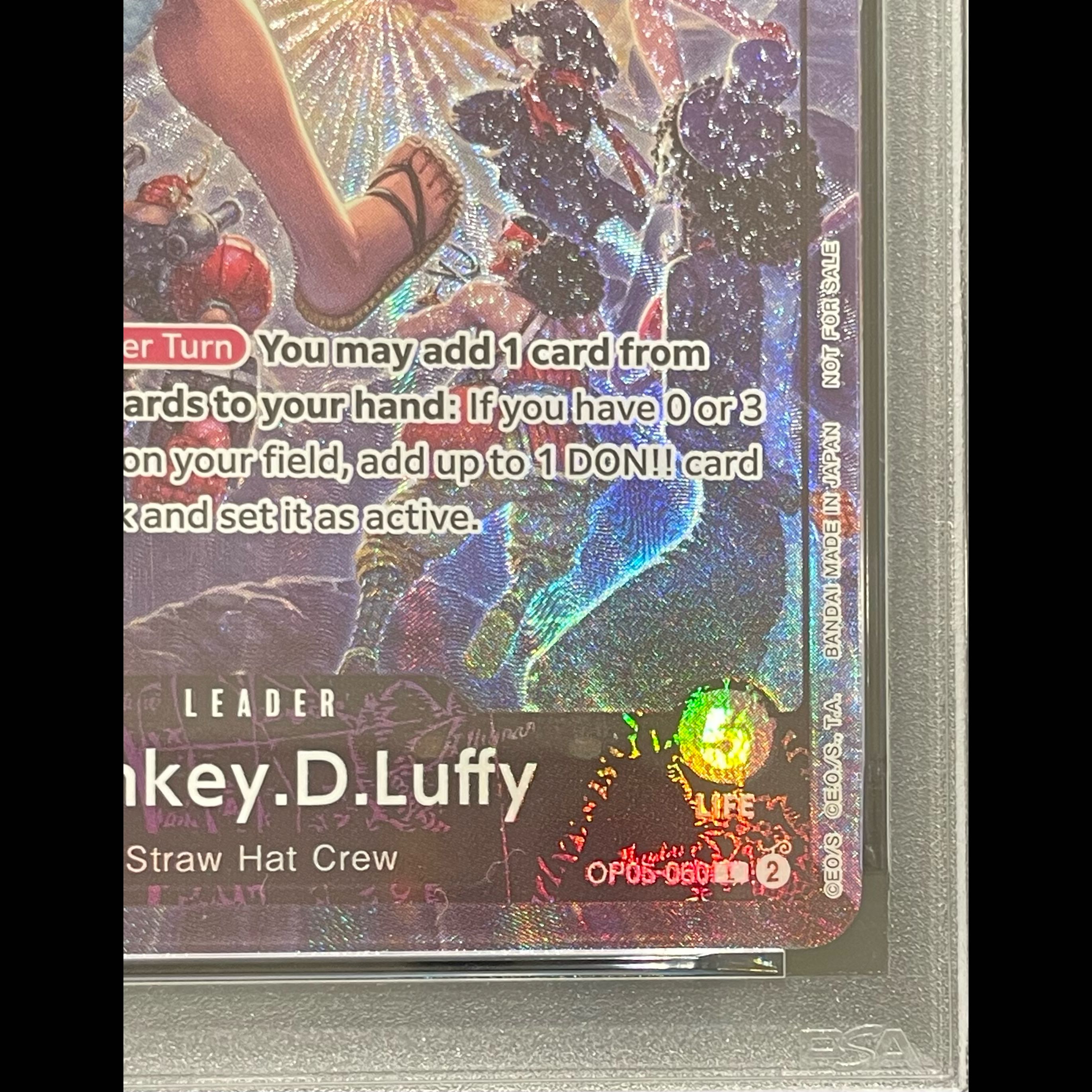 [PSA10] PSA Supplement Edition: Luffy (Outside the Sea) PROMO OP05-060 1枚
