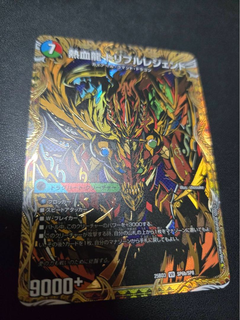 熱血剣 レジェンドホーン｜熱血龍 トリプルレジェンド VR 8a/20│8b/20 1枚