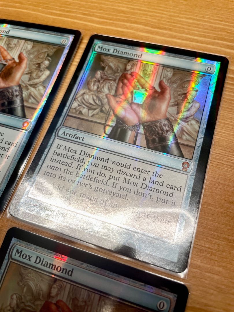 Mox Diamon (genus of diamondfish) Mox Diamond/Mox Diamond 4 foil FtV MTG 4枚