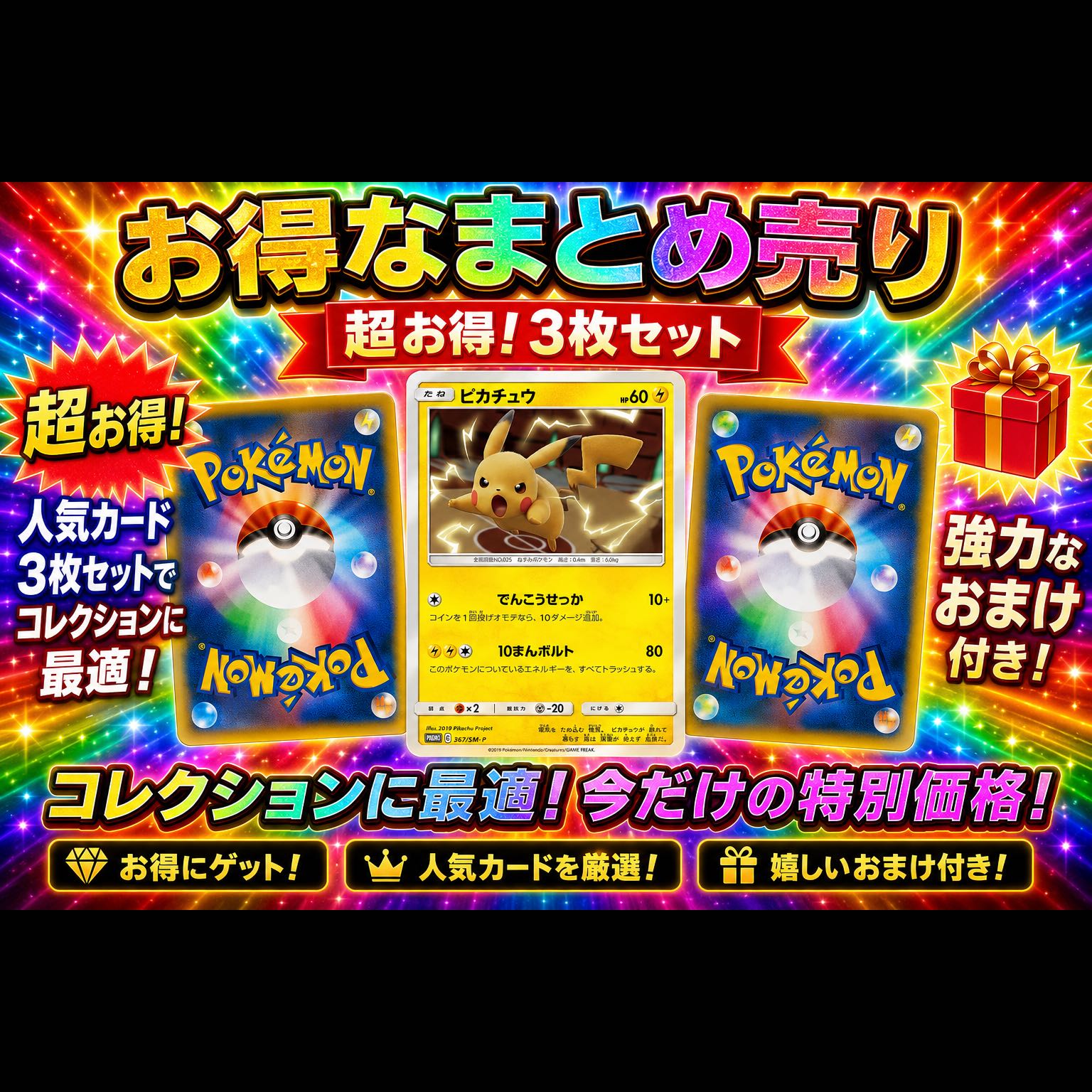 ポケモンカード まとめ売り おまけ付き お得なまとめ売り ポケカ おまけ付き 1枚 (Used) （979879055）| magi