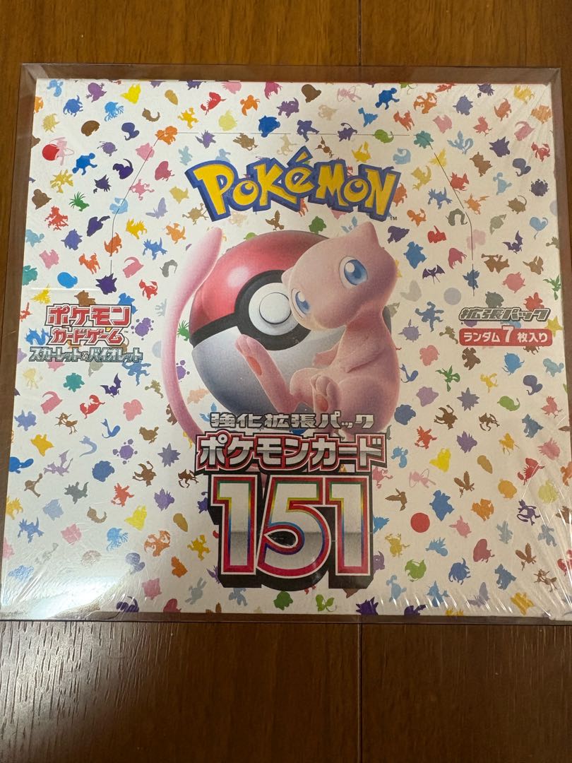 強化拡張パック「ポケモンカード151（イチゴーイチ）」 未開封BOX  1BOX