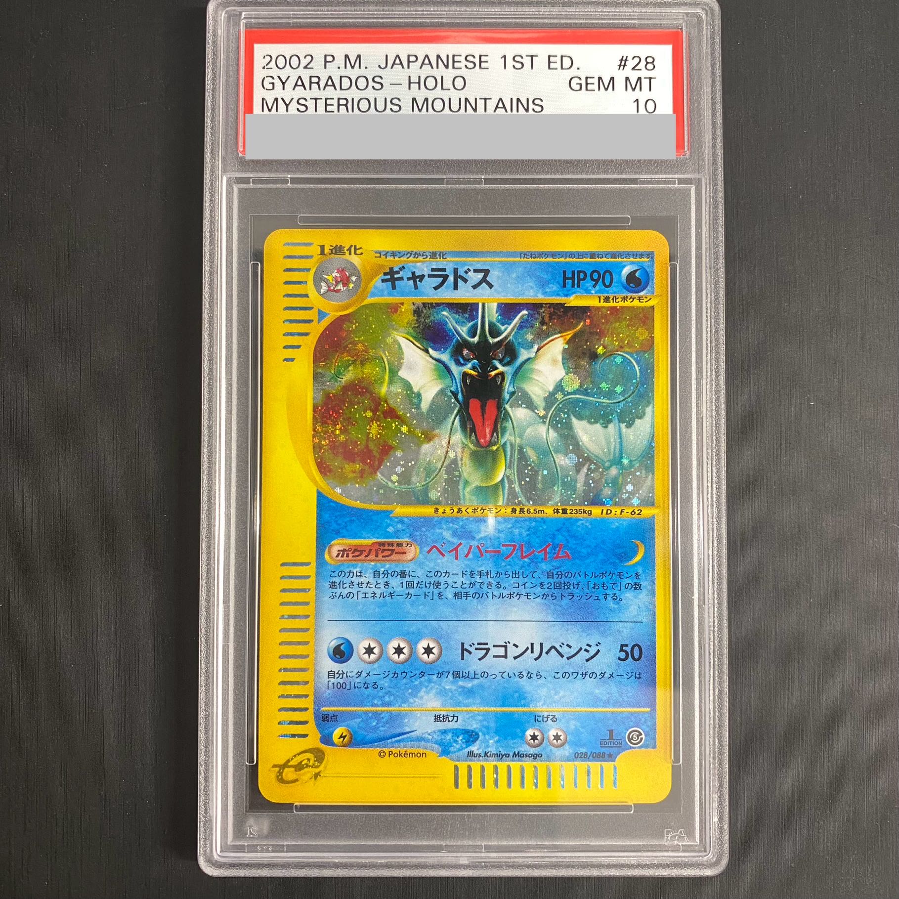 【PSA10】ギャラドス ★ :1ED [e5 028/088] 「神秘なる山」 PSA10】 ギャラドス ＜1st＞ {028/088} [e5/神秘なる山] [e]の通販