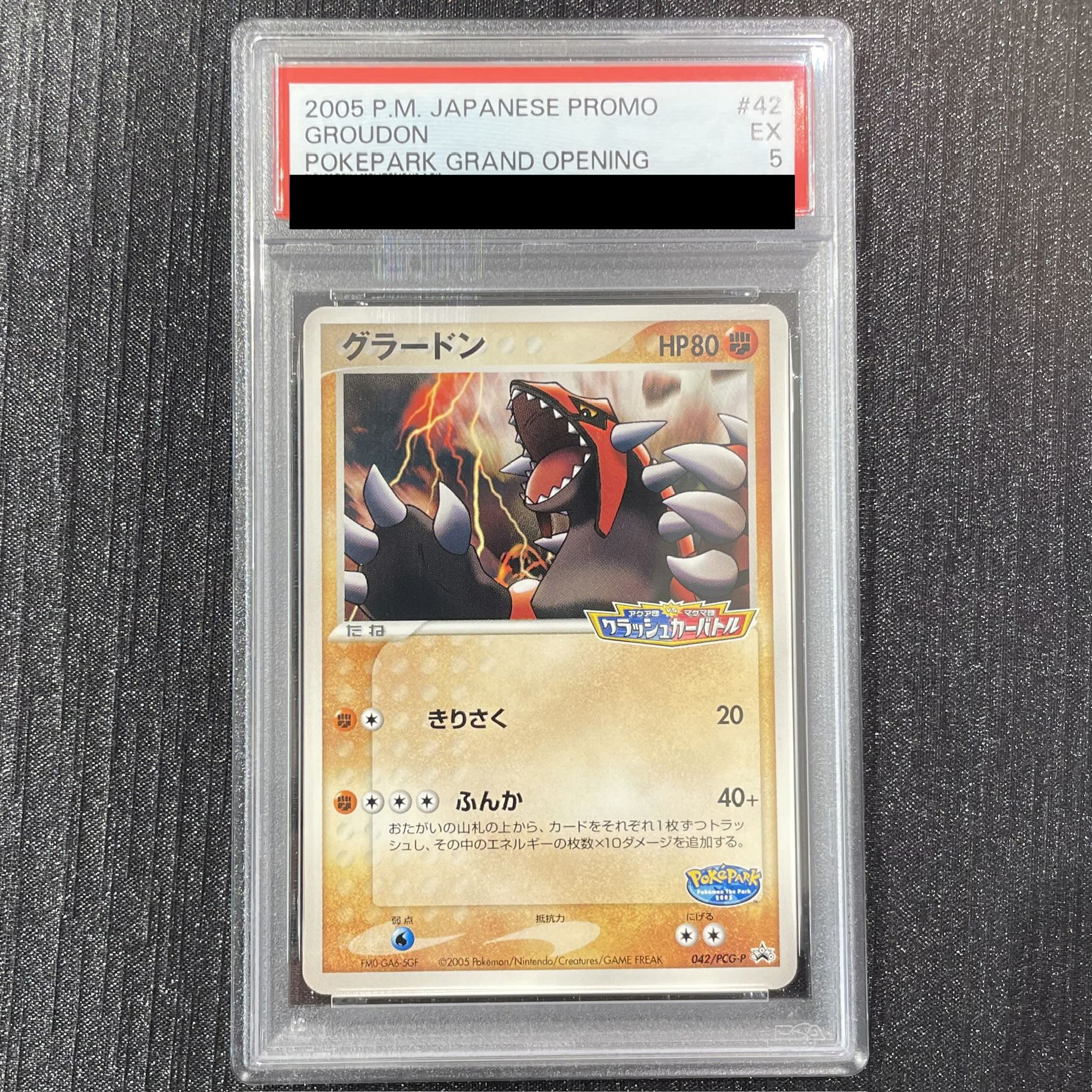 [PSA5] Groudon (Promo) {042/PCG-P} 1枚