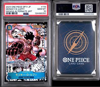 PSA10] Monkey D. Luffy (Parallel) (Super Parallel) (Comic Parallel, Comipara, Cartoon Background) P-SEC OP11-118 1枚