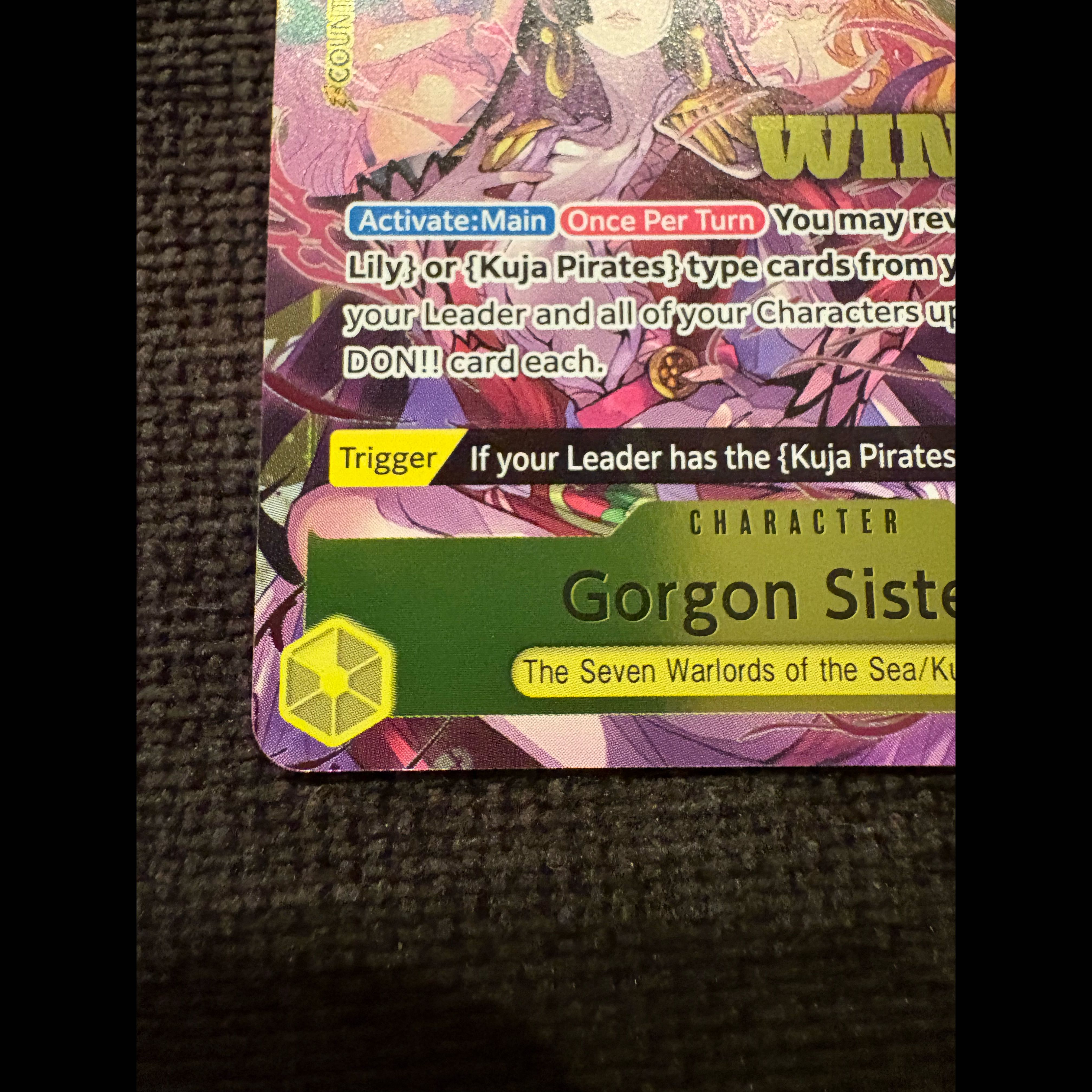 One Piece Card: The Gorgon Sisters WINNER Boa Hancock (English Version) 1枚