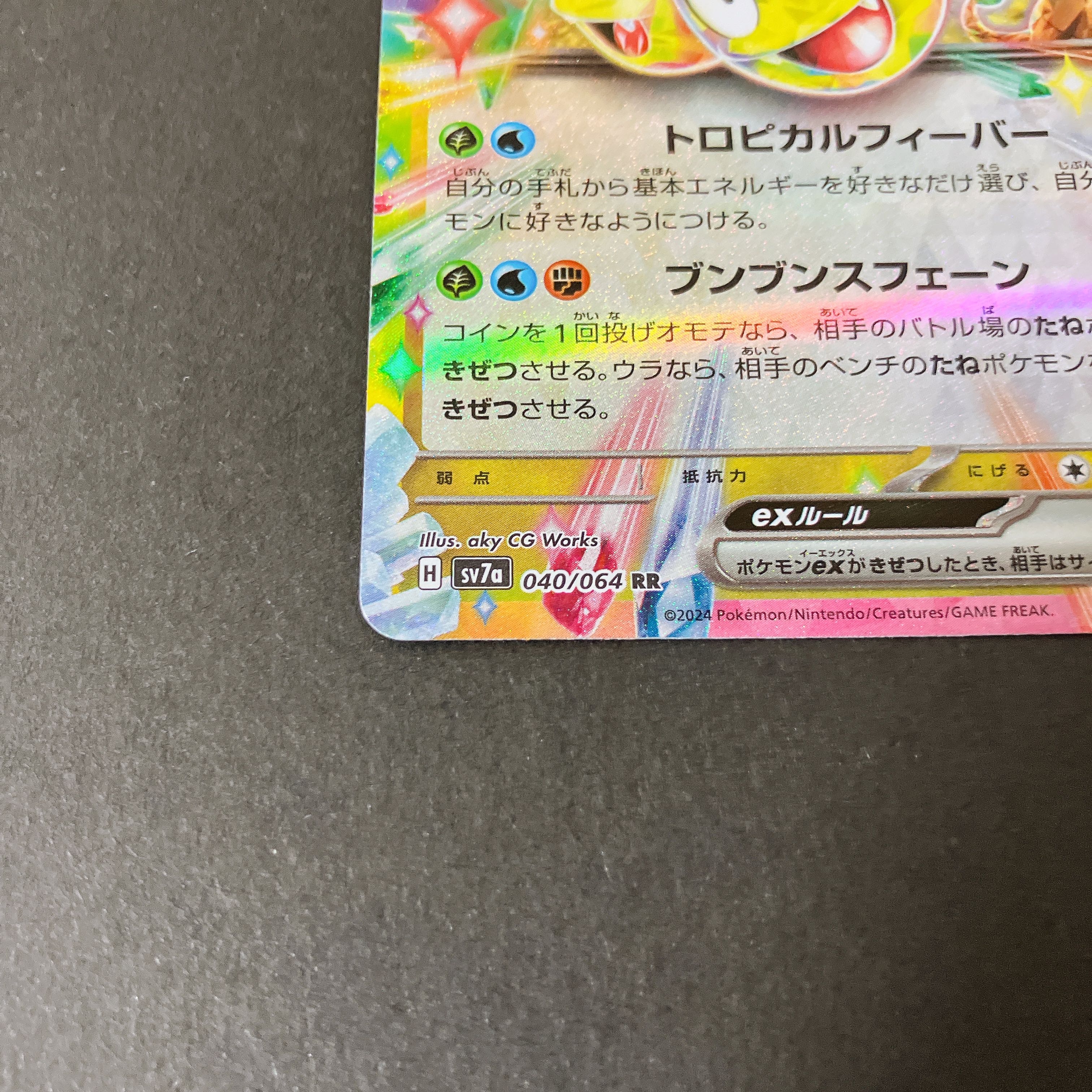 アローラナッシーex RR 040/064 1枚