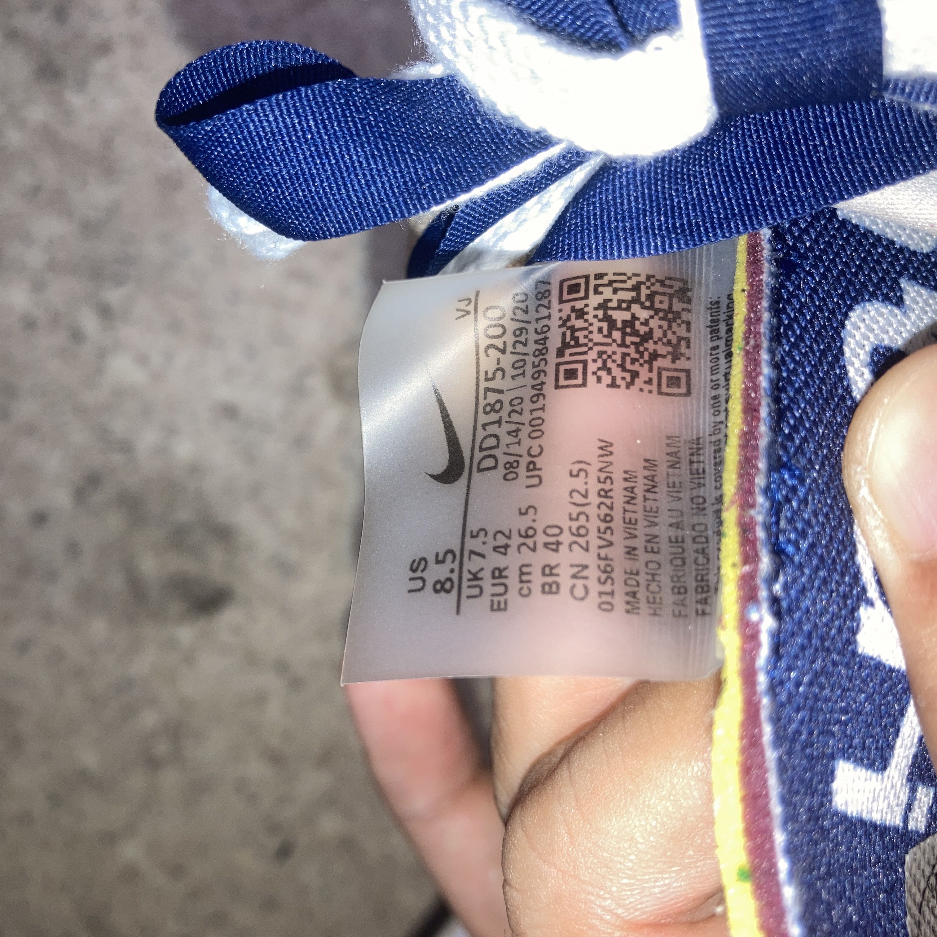 Sacai Nike VaporWaffle "Sesame" 26.5cm