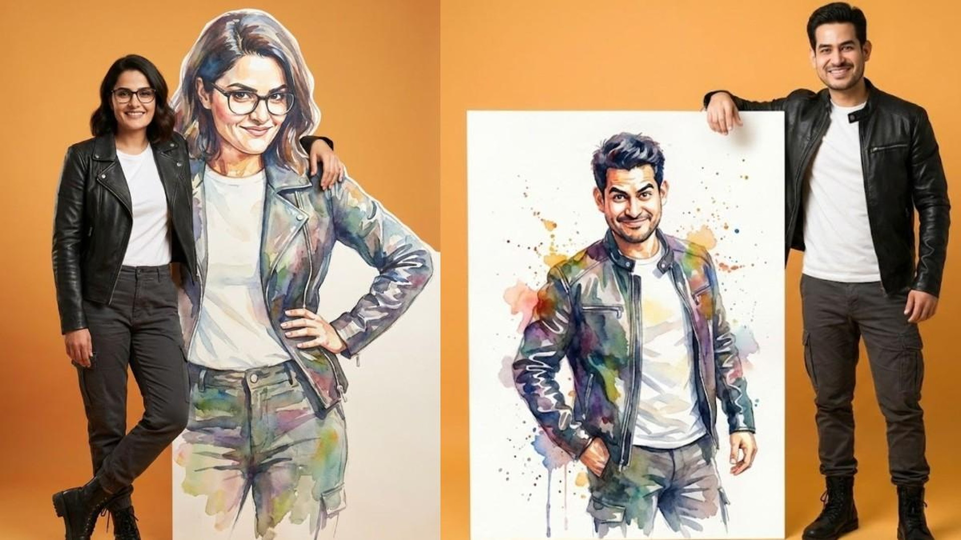 Watercolor Self