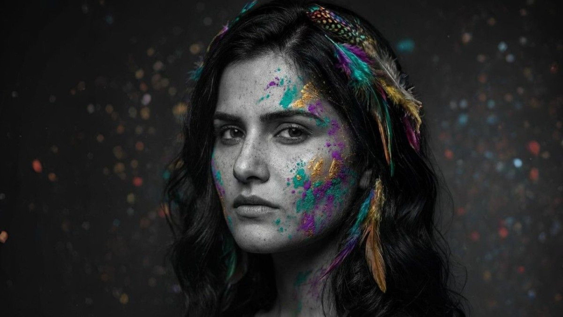 Powder Art Portrait