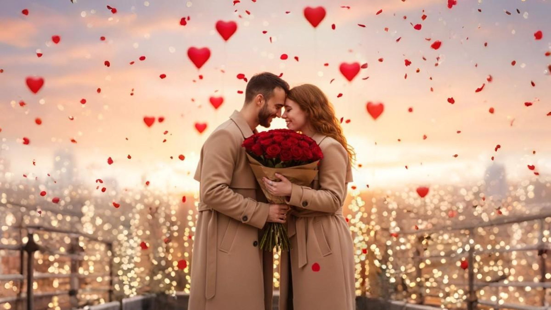 Rose Trench Couple