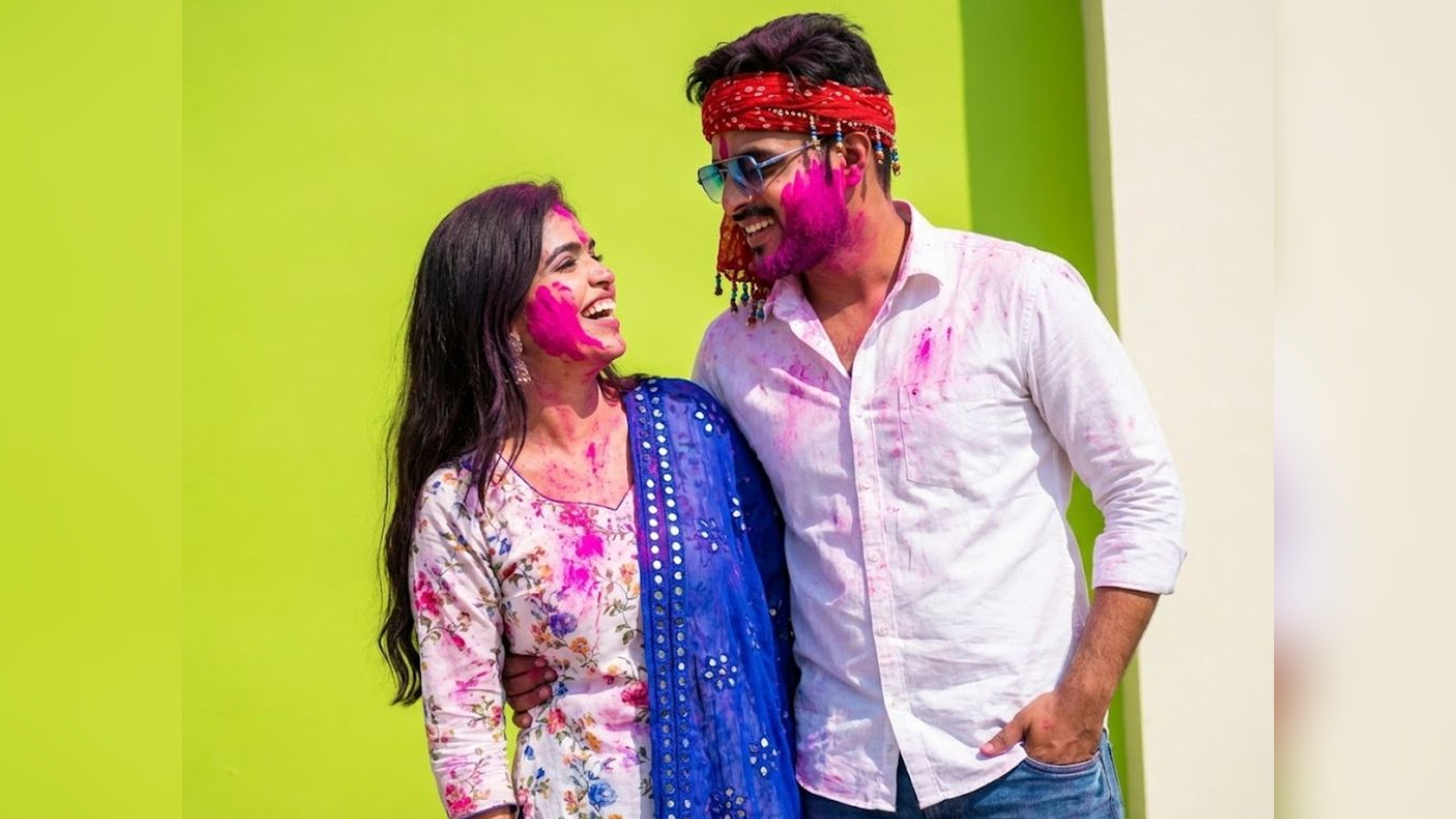 Holi Couple Joy
