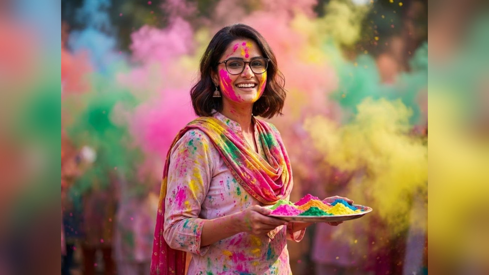 Festive Holi Colors