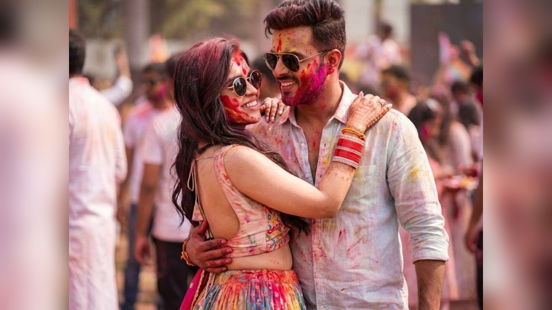 Couple Holi