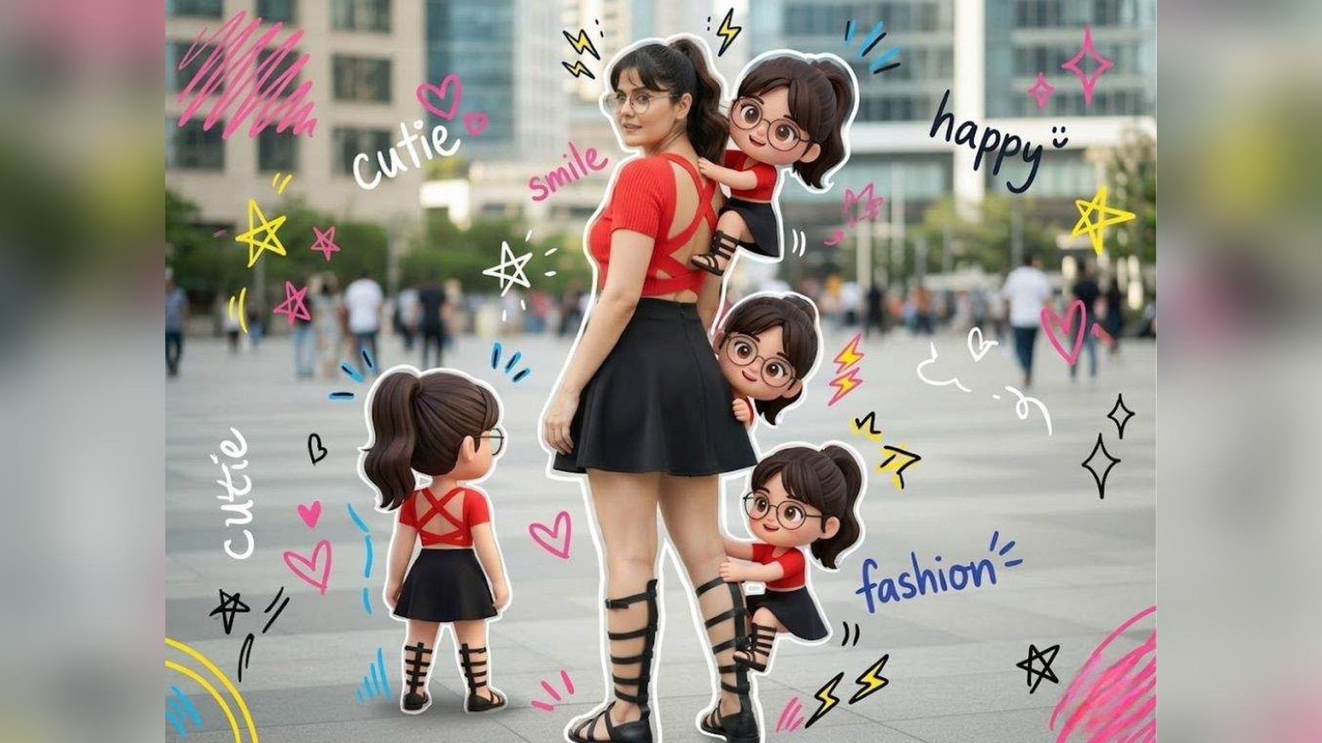 Chibi Character Duo